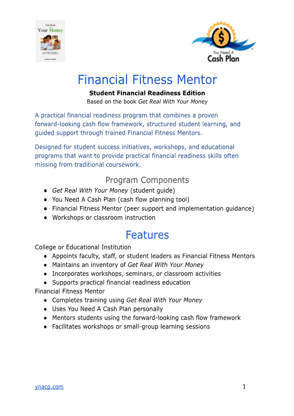 FFM student financial readiness pg 1