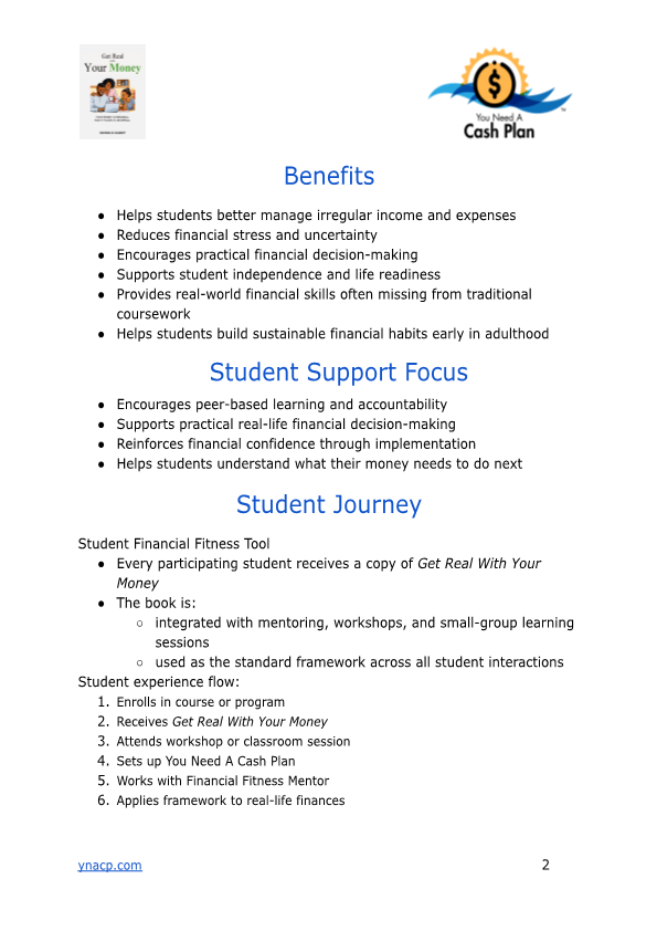 FFM student financial readiness pg 2